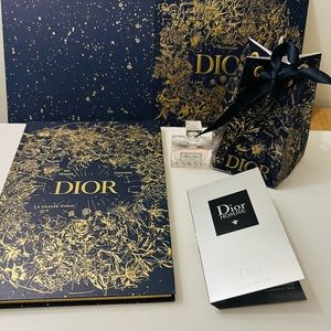 Dior bundle of notebook and parfum $35